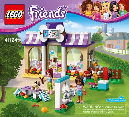 Notice / Instructions de Montage - LEGO - Friends - 41124 - La garderie pour chiots de Heartlake City: Page 1