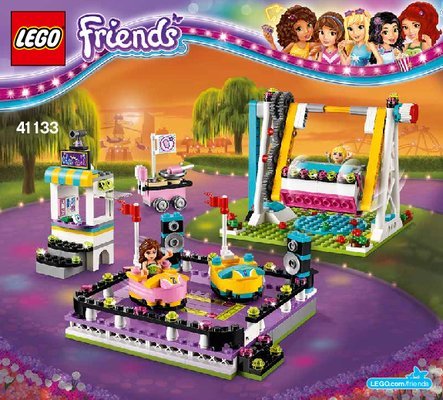 Notice / Instructions de Montage - LEGO - Friends - 41133 - Les auto-tamponneuses du parc d'attractions: Page 1