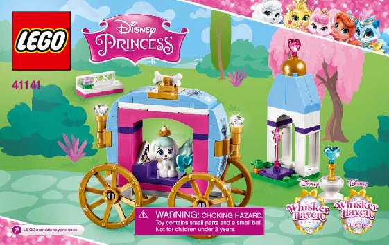 Notice / Instructions de Montage - LEGO - Disney Princess - 41141 - Le carrosse royal de Ballerine: Page 1