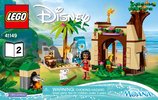 Notice / Instructions de Montage - LEGO - Disney - 41149 - L'aventure sur l'île de Vaiana: Page 1