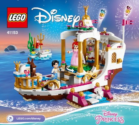 Notice / Instructions de Montage - LEGO - Disney - 41153 - Mariage sur le navire royal d'Ariel: Page 1