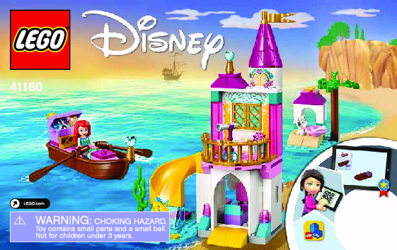 Notice / Instructions de Montage - LEGO - 41160 - Ariel's Seaside Castle: Page 1