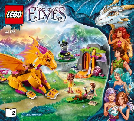 Notice / Instructions de Montage - LEGO - Elves - 41175 - La grotte de Zonya: Page 1