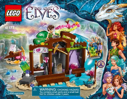 Notice / Instructions de Montage - LEGO - Elves - 41177 - La mine de cristal: Page 1