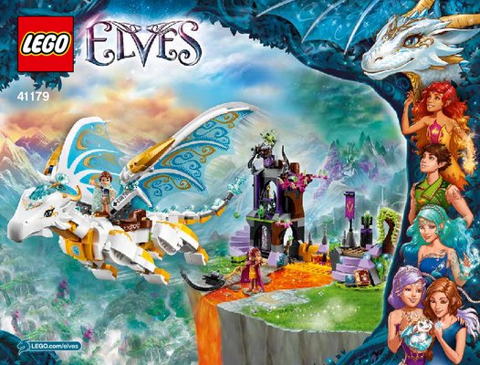 Notice / Instructions de Montage - LEGO - Elves - 41179 - Le sauvetage de la Reine Dragon: Page 1