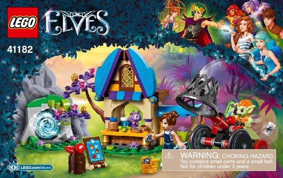 Notice / Instructions de Montage - LEGO - Elves - 41182 - La capture de Sophie Jones: Page 1