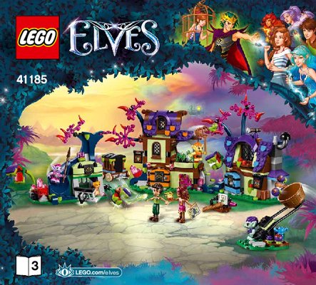 Notice / Instructions de Montage - LEGO - Elves - 41185 - Le sauvetage dans le village des Gobelins: Page 1