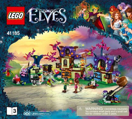 Notice / Instructions de Montage - LEGO - Elves - 41185 - Le sauvetage dans le village des Gobelins: Page 1