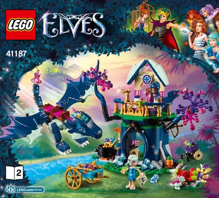 Notice / Instructions de Montage - LEGO - Elves - 41187 - L'infirmerie cachée de Rosalyn: Page 1