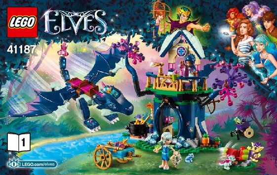 Notice / Instructions de Montage - LEGO - Elves - 41187 - L'infirmerie cachée de Rosalyn: Page 1