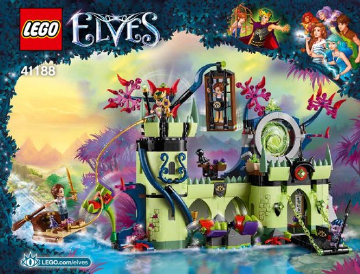 Notice / Instructions de Montage - LEGO - Elves - 41188 - L'évasion de la forteresse du roi Gobelin: Page 1