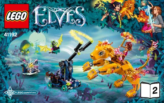 Notice / Instructions de Montage - LEGO - 41192 - Azari & the Fire Lion Capture: Page 1