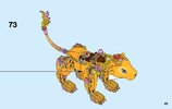 Notice / Instructions de Montage - LEGO - 41192 - Azari & the Fire Lion Capture: Page 45