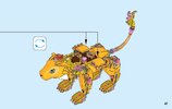 Notice / Instructions de Montage - LEGO - 41192 - Azari & the Fire Lion Capture: Page 47