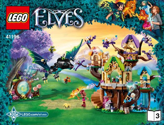 Notice / Instructions de Montage - LEGO - 41196 - The Elvenstar Tree Bat Attack: Page 1