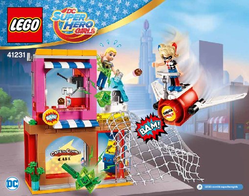 Notice / Instructions de Montage - LEGO - DC Super Hero Girls - 41231 - Le sauvetage d'Harley Quinn™: Page 1