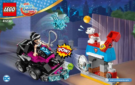 Notice / Instructions de Montage - LEGO - DC Super Hero Girls - 41233 - Le tank de Lashina™: Page 1