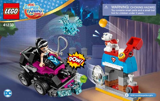 Notice / Instructions de Montage - LEGO - DC Super Hero Girls - 41233 - Le tank de Lashina™: Page 1