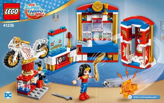 Notice / Instructions de Montage - LEGO - DC Super Hero Girls - 41235 - La chambre de Wonder Woman™: Page 1