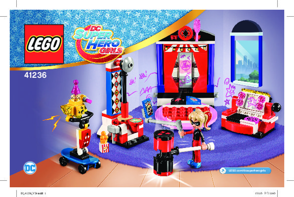 Notice / Instructions de Montage - LEGO - DC Super Hero Girls - 41236 - La chambre d'Harley Quinn™: Page 1