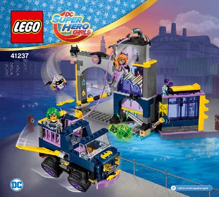 Notice / Instructions de Montage - LEGO - DC Super Hero Girls - 41237 - Le Bunker secret de Batgirl™: Page 1