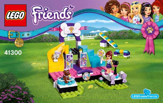 Notice / Instructions de Montage - LEGO - Friends - 41300 - Le concours canin pour chiots: Page 1