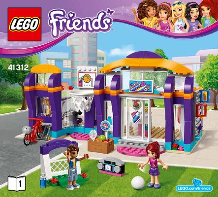 Notice / Instructions de Montage - LEGO - Friends - 41312 - Le centre sportif d'Heartlake City: Page 1