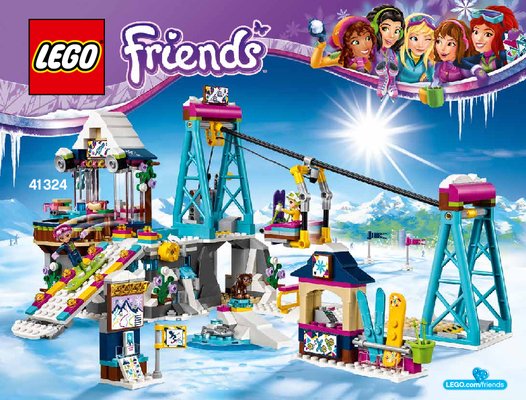 Notice / Instructions de Montage - LEGO - Friends - 41324 - La station de ski: Page 1