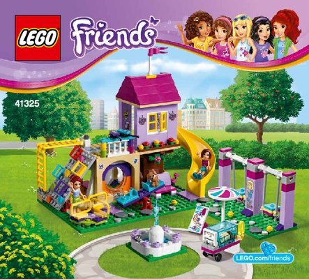 Notice / Instructions de Montage - LEGO - Friends - 41325 - Le terrain de jeu d'Heartlake City: Page 1