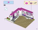 Notice / Instructions de Montage - LEGO - Friends - 41336 - Le café des arts d'Emma: Page 47