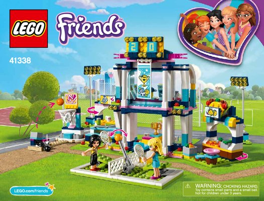 Notice / Instructions de Montage - LEGO - Friends - 41338 - Le club de sport de Stéphanie: Page 1