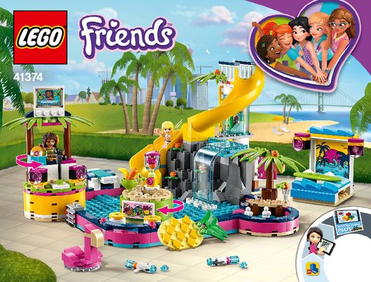 Notice / Instructions de Montage - LEGO - 41374 - Andrea's Pool Party: Page 1