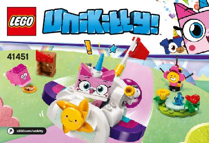 Notice / Instructions de Montage - LEGO - 41451 - Unikitty™ Cloud Car: Page 1