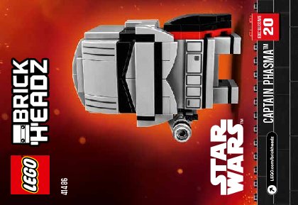 Notice / Instructions de Montage - LEGO - BrickHeadz - 41486 - Capitaine Phasma™: Page 1