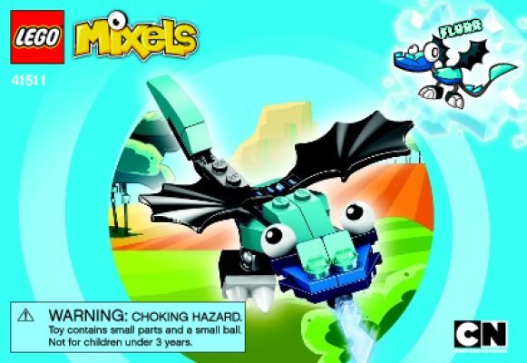 Notice / Instructions de Montage - LEGO - Mixels - 41511 - FLURR: Page 1