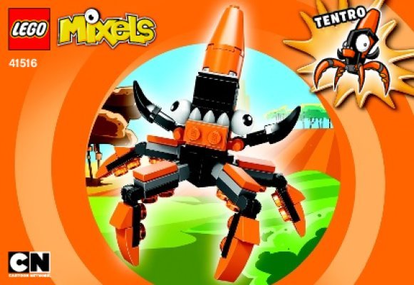 Notice / Instructions de Montage - LEGO - Mixels - 41516 - TENTRO: Page 1