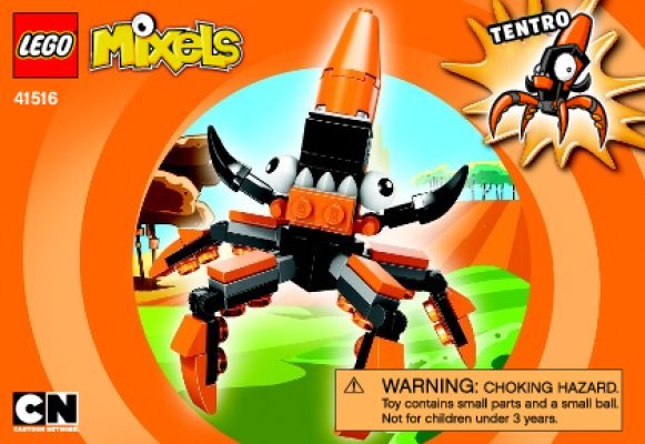 Notice / Instructions de Montage - LEGO - Mixels - 41516 - TENTRO: Page 1