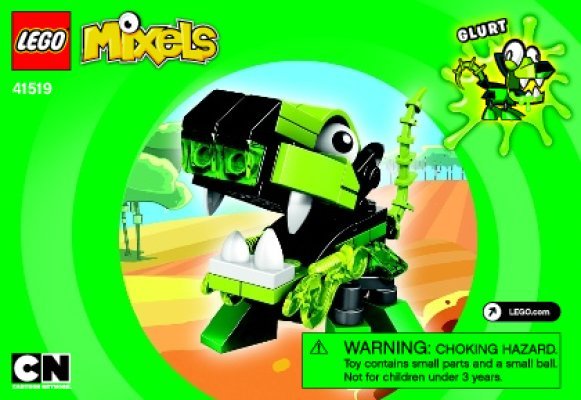 Notice / Instructions de Montage - LEGO - Mixels - 41519 - GLURT: Page 1