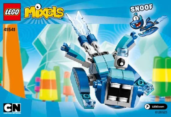 Notice / Instructions de Montage - LEGO - Mixels - 41541 - Snoof: Page 1