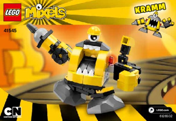 Notice / Instructions de Montage - LEGO - Mixels - 41545 - Kramm: Page 1