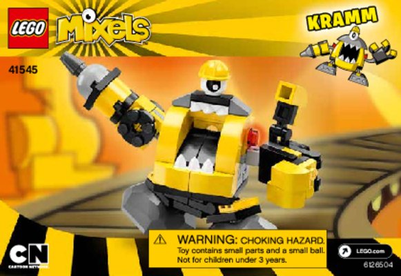 Notice / Instructions de Montage - LEGO - Mixels - 41545 - Kramm: Page 1