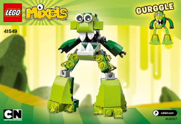 Notice / Instructions de Montage - LEGO - Mixels - 41549 - Gurggle: Page 1