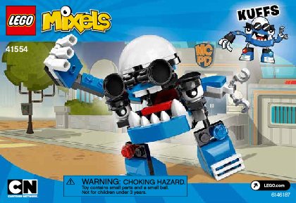 Notice / Instructions de Montage - LEGO - Mixels - 41554 - Kuffs: Page 1