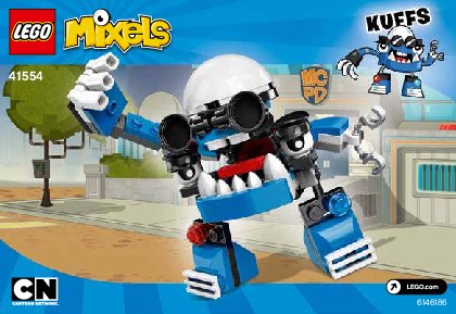 Notice / Instructions de Montage - LEGO - Mixels - 41554 - Kuffs: Page 1