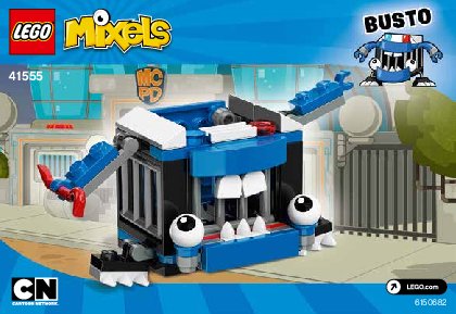 Notice / Instructions de Montage - LEGO - Mixels - 41555 - Busto: Page 1