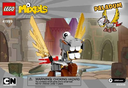 Notice / Instructions de Montage - LEGO - Mixels - 41559 - Paladum: Page 1