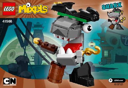 Notice / Instructions de Montage - LEGO - Mixels - 41566 - Sharx: Page 1