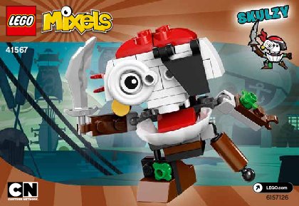 Notice / Instructions de Montage - LEGO - Mixels - 41567 - Skulzy: Page 1