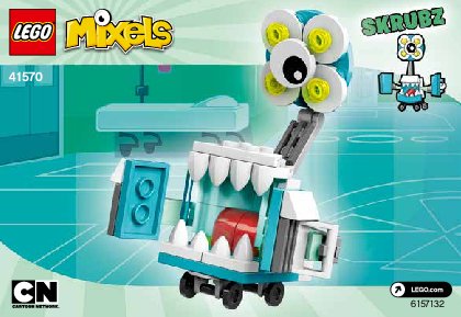 Notice / Instructions de Montage - LEGO - Mixels - 41570 - Skrubz: Page 1