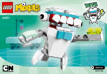 Notice / Instructions de Montage - LEGO - Mixels - 41571 - Tuth: Page 1